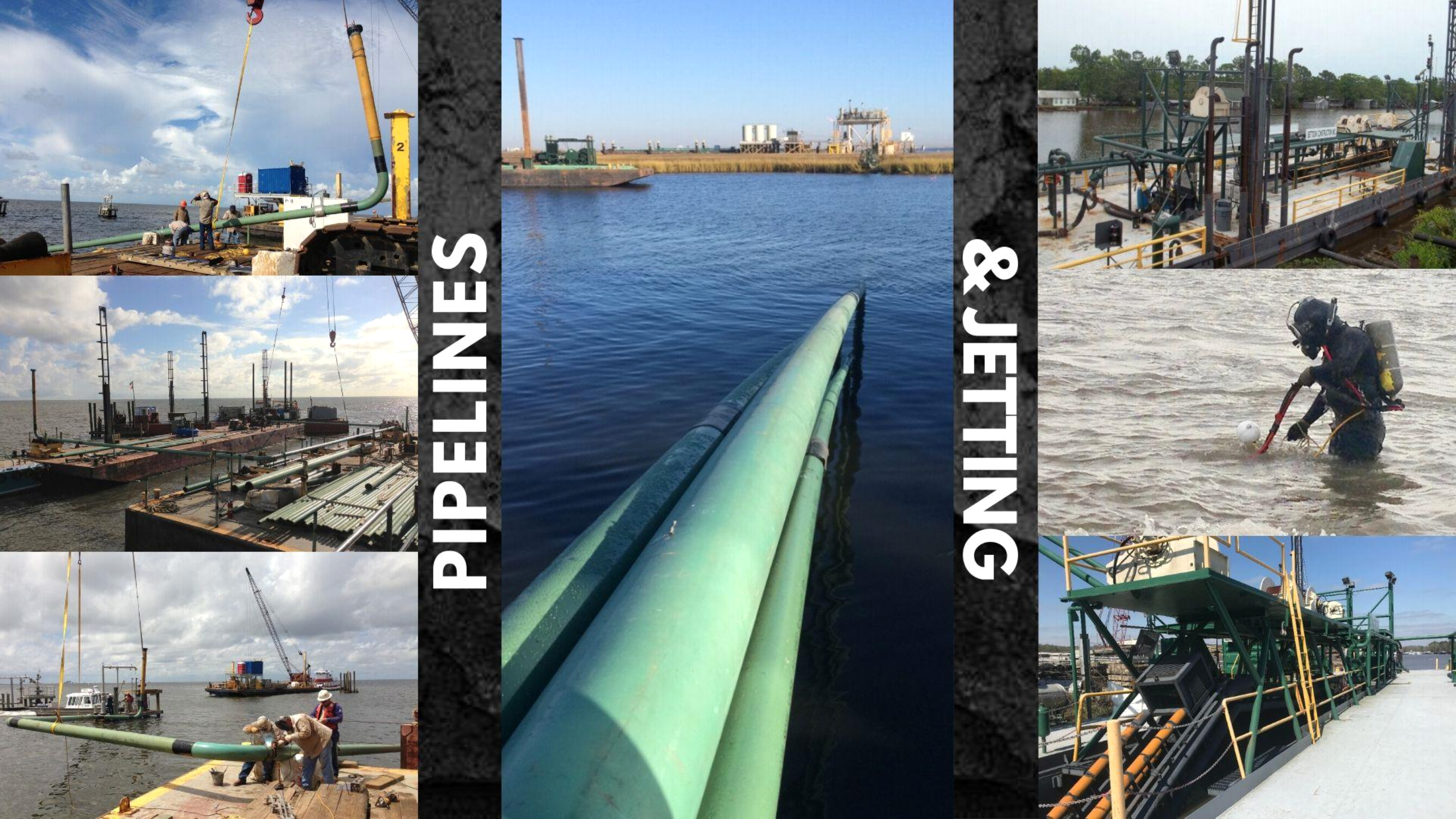 pipelines & jetting